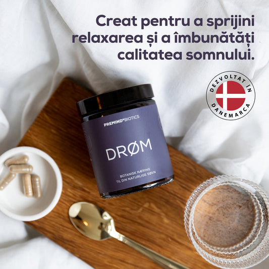 Prebiotice DRØM – Supliment alimentar pentru somn și relaxare