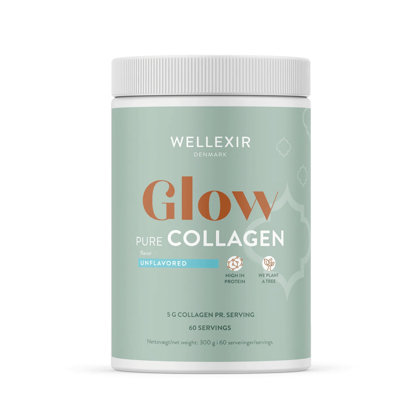 Colagen Hidrolizat - Glow Pure Collagen – fără arome adăugate - 300g, 60 porții