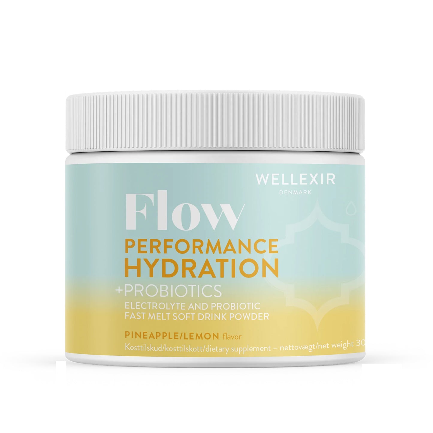 Rehydration salts with electrolytes, vitamins and probiotics - pineapple and lemon - 300g, 60 servings