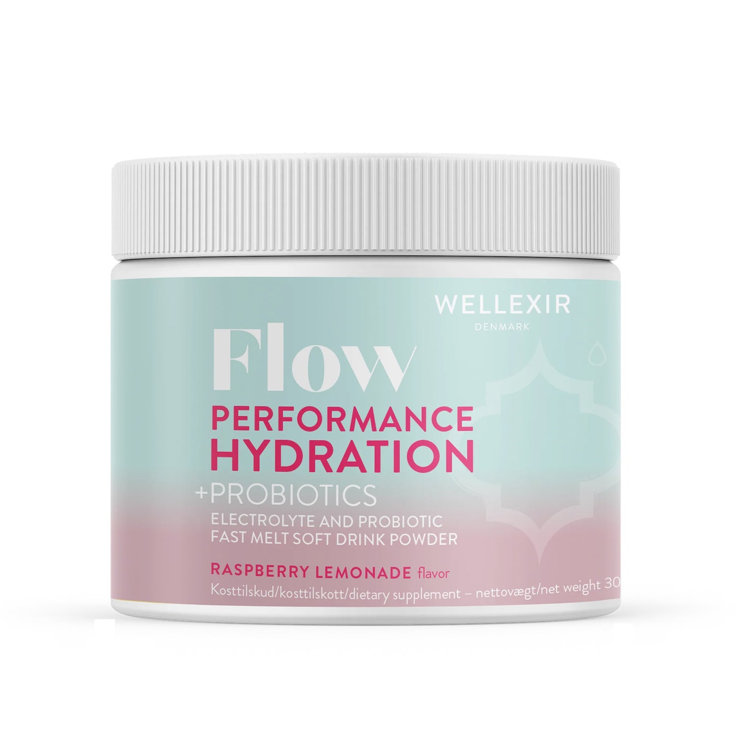 Rehydration salts with electrolytes, vitamins and probiotics - raspberry lemonade - 300g, 60 servings