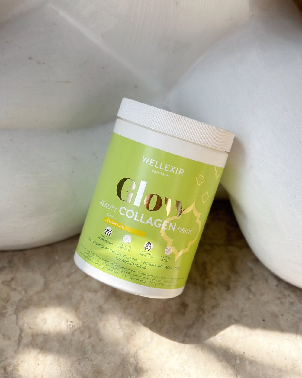 Hydrolyzed Collagen with essential vitamins and hyaluronic acid - Lemonade - 360g, 60 servings