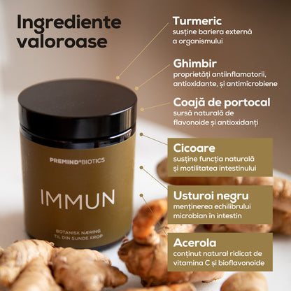 Prebiotice IMMUN – Supliment alimentar pentru întărirea sistemului imunitar
