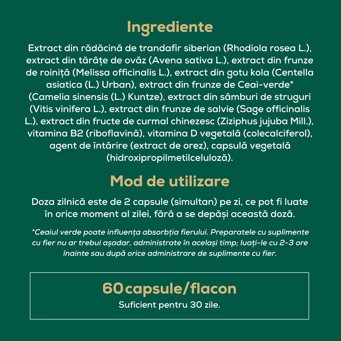 Prebiotice RO – Supliment alimentar pentru liniștea interioară