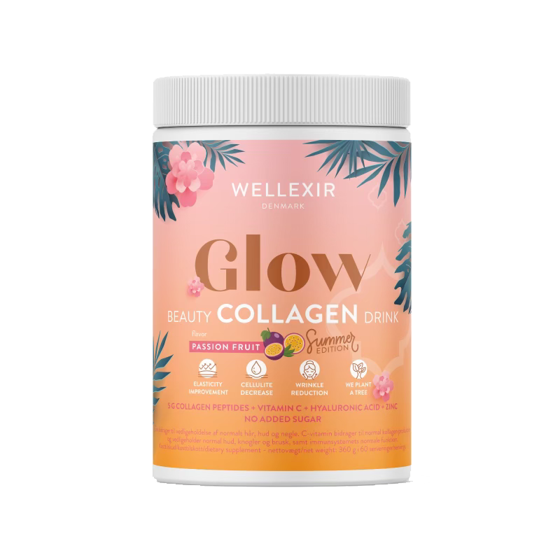 Hydrolyzed Collagen with essential vitamins and hyaluronic acid - Passion Fruit - 360g, 60 servings